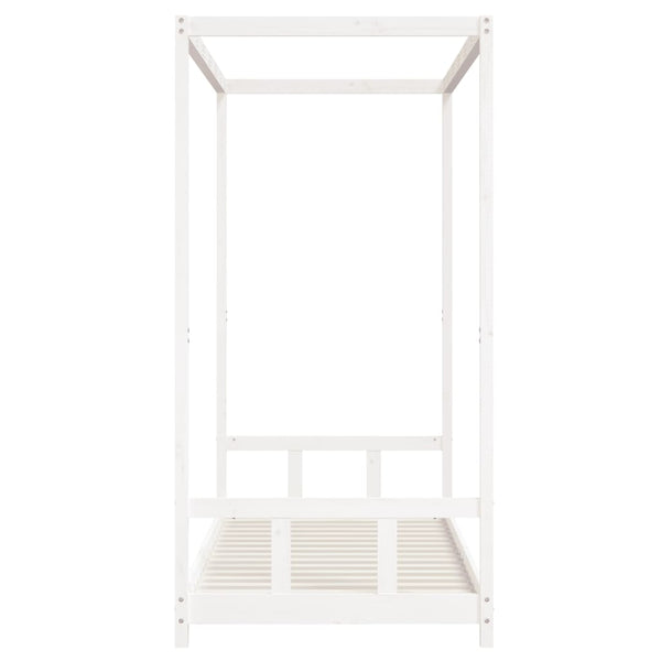 Weißer Kinderbettrahmen Manolin 90x200cm (Kiefer)