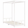 Weißer Kinderbettrahmen Manolin 90x200cm (Kiefer)