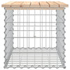 Gartenbank Gabionen-Stil Timon 63x44x42cm (Kiefer)
