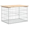 Gartenbank Gabionen-Stil Timon 63x44x42cm (Kiefer)