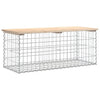 Gartenbank aus Gabionen "Timo" 103x44x42cm (Kiefer)