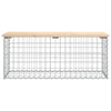Gartenbank aus Gabionen "Timo" 103x44x42cm (Kiefer)