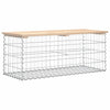 Gartenbank aus Gabionen "Timo" 103x44x42cm (Kiefer)