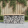 Gartenbank aus Gabionen "Timo" 103x44x42cm (Kiefer)