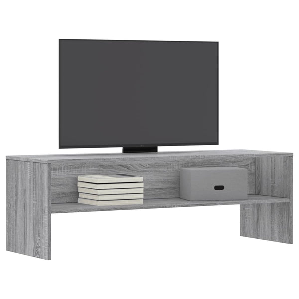 Graues TV-Möbel Kenny 120x40x40cm (Spanplatte)