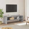 Graues TV-Möbel Kenny 120x40x40cm (Spanplatte)