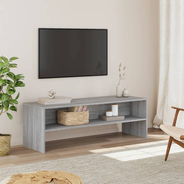 Graues TV-Möbel Kenny 120x40x40cm (Spanplatte)