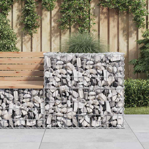 Gabione Giorgina 70x70x65cm (verzinktes Eisen)