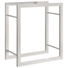 Ruostumaton teräs polttopuuteline Sterling 50x28x56cm