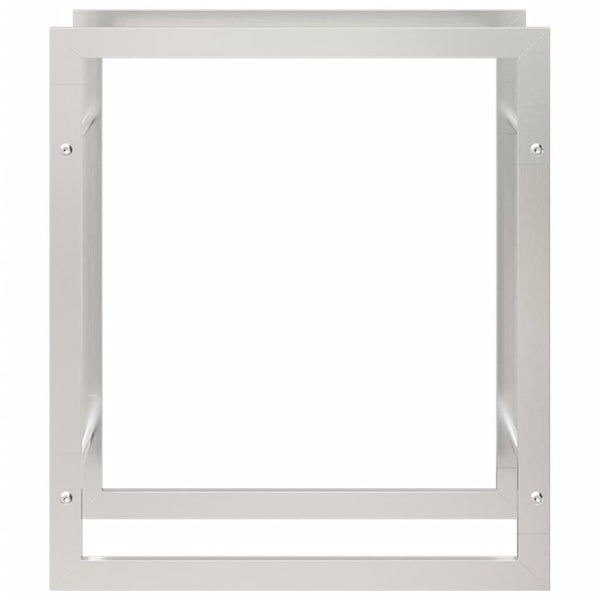 Ruostumaton teräs polttopuuteline Sterling 50x28x56cm