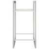 Ruostumaton teräs polttopuuteline Sterling 50x28x56cm