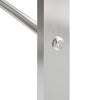 Ruostumaton teräs polttopuuteline Sterling 50x28x56cm