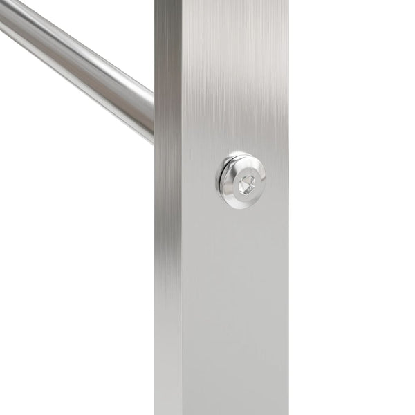 Ruostumaton teräs polttopuuteline Sterling 50x28x56cm