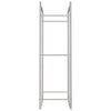 Ruostumaton teräs polttopuuteline Sterling 50x28x94cm