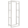Ruostumaton teräs polttopuuteline Sterling 50x28x132cm