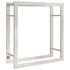 Ruostumaton teräs polttopuuteline Sterling 80x28x86cm