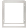 Ruostumaton teräs polttopuuteline Sterling 80x28x86cm