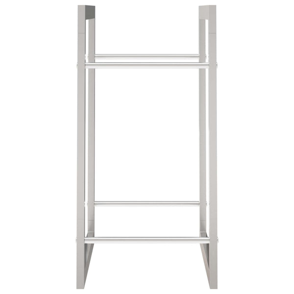 Ruostumaton teräs polttopuuteline Sterling 80x28x86cm