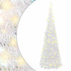 Weißer Pop-up-Kunstweihnachtsbaum Azorica 180cm (150 LED-Lichter)