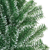 Grüner künstlicher Weihnachtsbaum mit Reif Russell 210cm