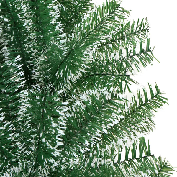 Grüner künstlicher Weihnachtsbaum mit Reif Russell 210cm
