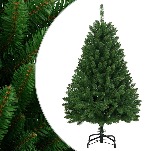Grüner künstlicher Weihnachtsbaum mit Scharnieren und Ständer Lima 150cm