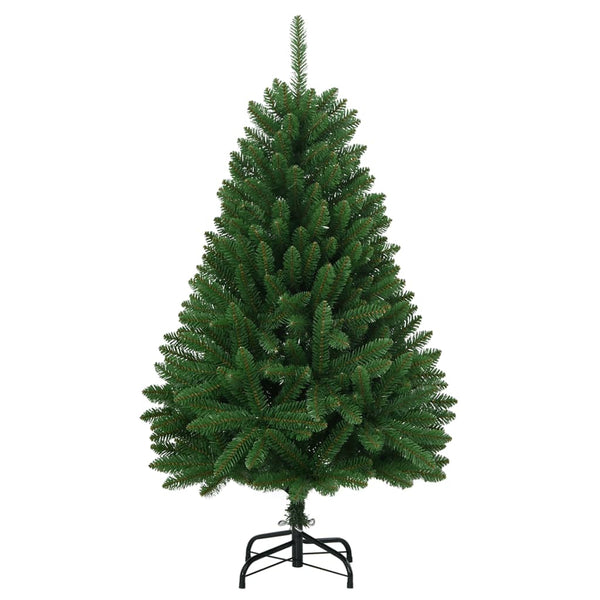 Grüner künstlicher Weihnachtsbaum mit Scharnieren und Ständer Lima 150cm