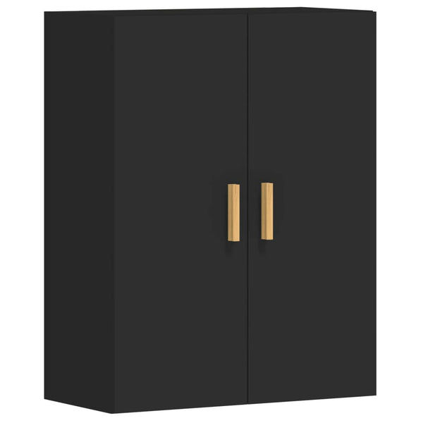 Schwarze Wandschränke Dafina (2 Stk. Holz)