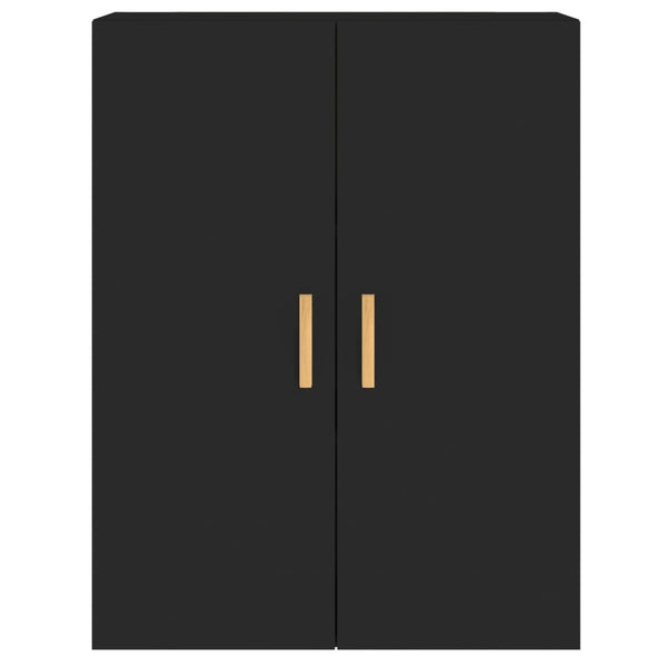 Schwarze Wandschränke Dafina (2 Stk. Holz)