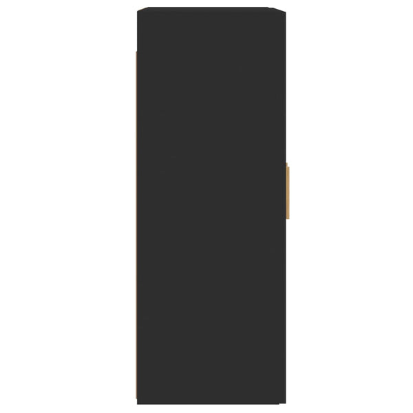 Schwarze Wandschränke Dafina (2 Stk. Holz)