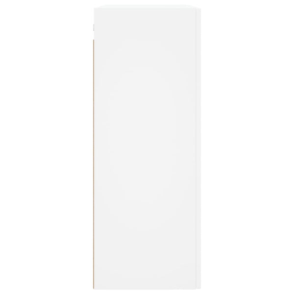 Weiße wandmontierte Schränke Dafina (2 Stück Holz)