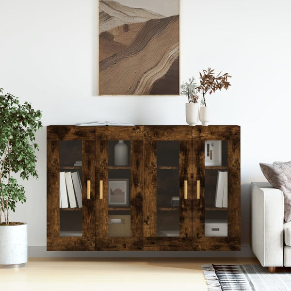 Wandhängeschränke Holz Räuchereiche Sybilla (2 Stk.)
