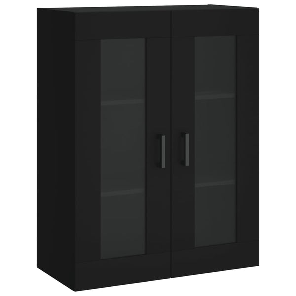Wandschrank Sybilla schwarz (2 Stück, Holz)