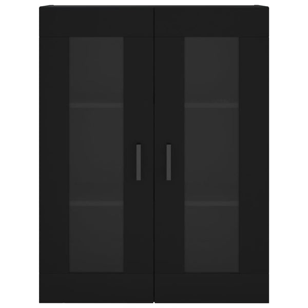 Wandschrank Sybilla schwarz (2 Stück, Holz)