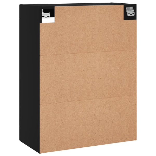 Wandschrank Sybilla schwarz (2 Stück, Holz)