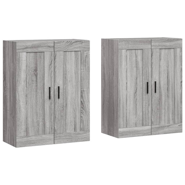 Sonoma-Holz graue Wandschränke Vicoria (2 Stück)