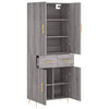 Ashely Schrank Grau 69,5x34x180cm (Holz)
