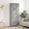 Ashely Schrank Grau 69,5x34x180cm (Holz)