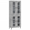 69,5x34x180cm betongrauer Schrank Zalman (Holz)