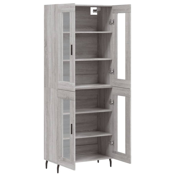 Schrank grau Zalman 69,5x34x180cm (Holz)
