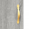 69,5x34x180cm grauer Holzschrank Rivelinio