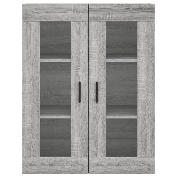 Grauer Zalman-Schrank 69,5x34x180cm (Holz)