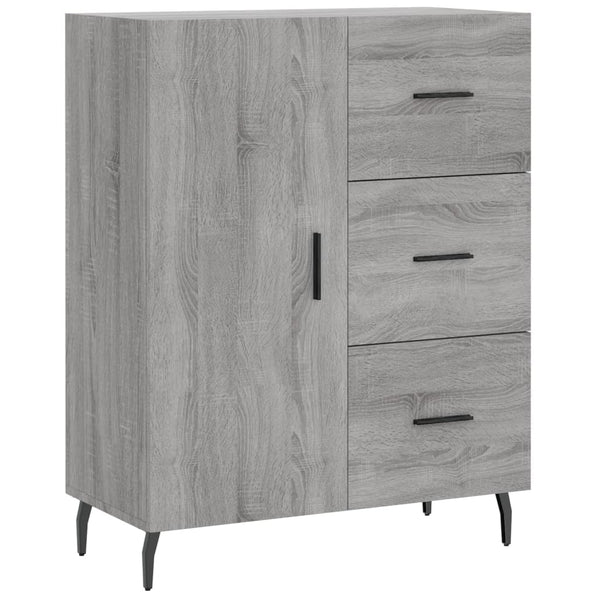 Grauer Zalman-Schrank 69,5x34x180cm (Holz)