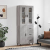 Grauer Zalman-Schrank 69,5x34x180cm (Holz)