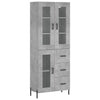 Jurgen Schrank, betongrau 69,5x34x180cm (Holz)