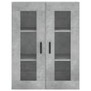 Jurgen Schrank, betongrau 69,5x34x180cm (Holz)