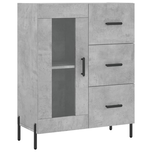 Jurgen Schrank, betongrau 69,5x34x180cm (Holz)