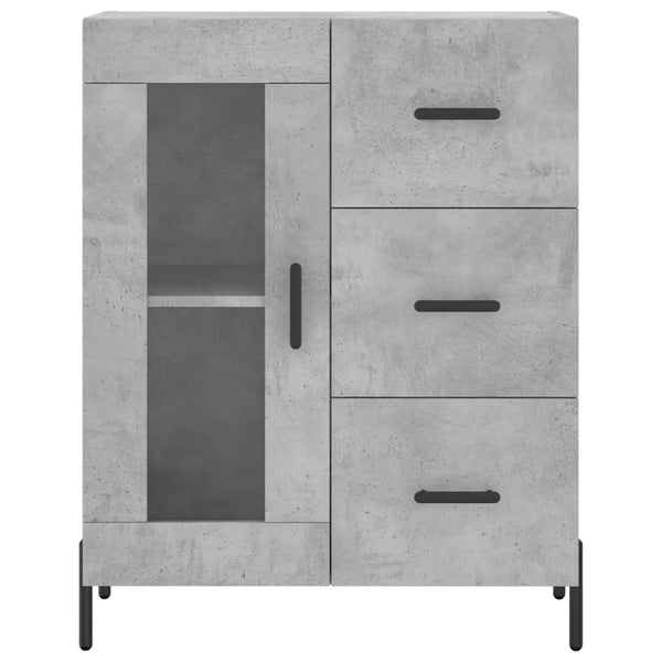 Jurgen Schrank, betongrau 69,5x34x180cm (Holz)
