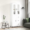 Zalman weißer Schrank 69,5x34x180cm (Holz)