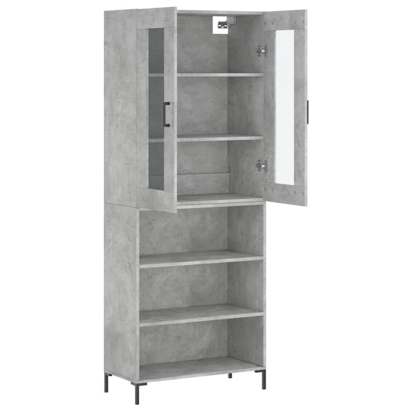 Kimberley Schrank betongrau 69,5x34x180cm (Holz)